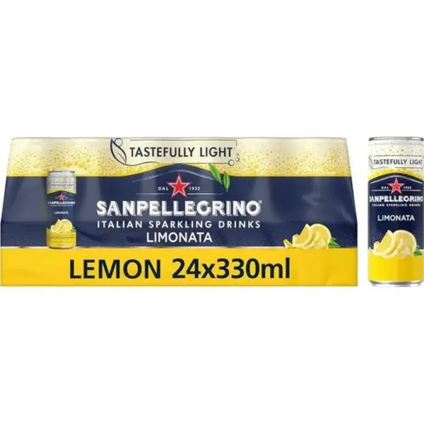 SAN PELLEGRINO LIMONATA CAN 24X330ML