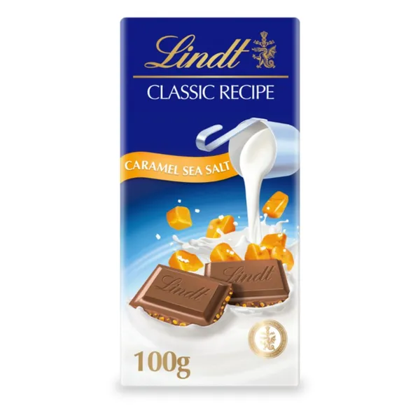 LINDT CLASSIC RECIPE CARAMEL BAR PMP 8X100GM