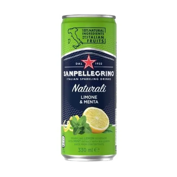 San Pellegrino Limone E Menta Can 4X6X330Ml