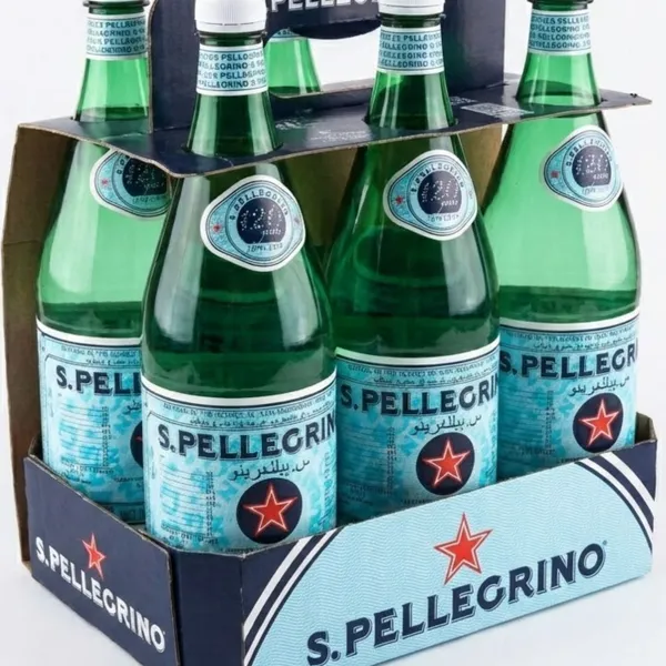 SAN PELLEGRINO SPARKLING MINERAL WATER ARABIC PET 6X1LTR