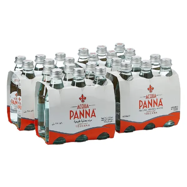 Acqua Panna Mineral Water Glass Bottles 4X6X250Ml