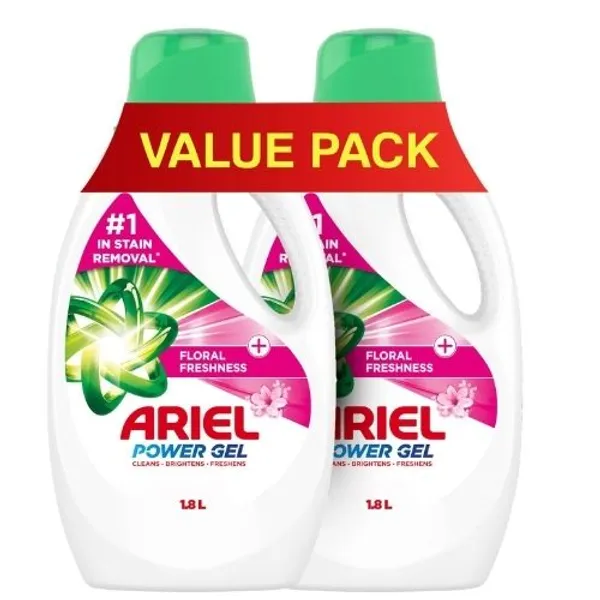 Ariel Power Gel Floral Freshness Arabic 2X2X1.8Ltr