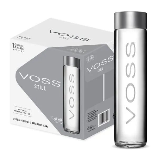 Voss Artesian Still Water Glass 12 x 800ml