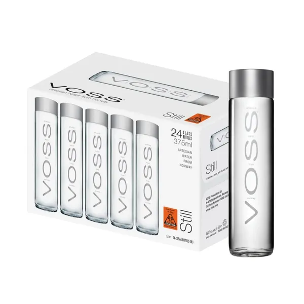 Voss Still Water Glass 24X375Ml