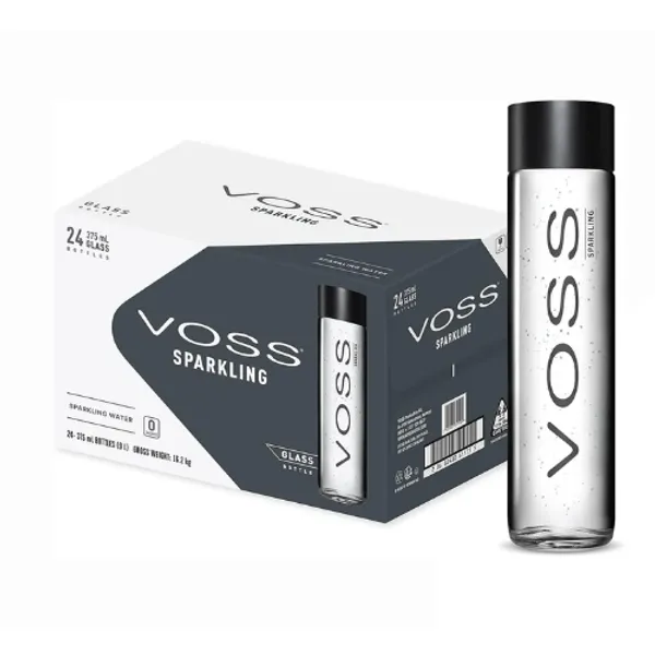 Voss Sparkling Water Glass 24X375Ml