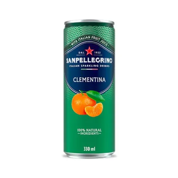 San Pellegrino Clementina Can (English) 24X330Ml