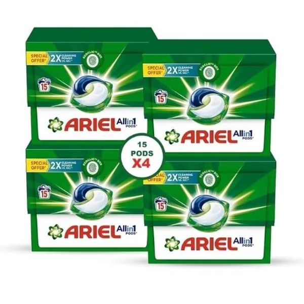 Ariel All In One Original Detergent Pods 4X15X20.5Gm