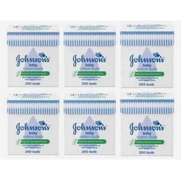 Johnsons Baby Ear Buds 6X200Buds
