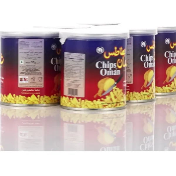 OMAN CHIPS CHILLI FLAVOUR CAN 6X37GM