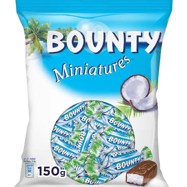 BOUNTY MINIATURES POUCH 24X150GM