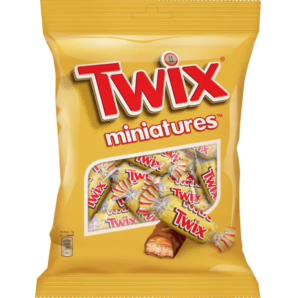 TWIX MINIATURES POUCH 24X150GM