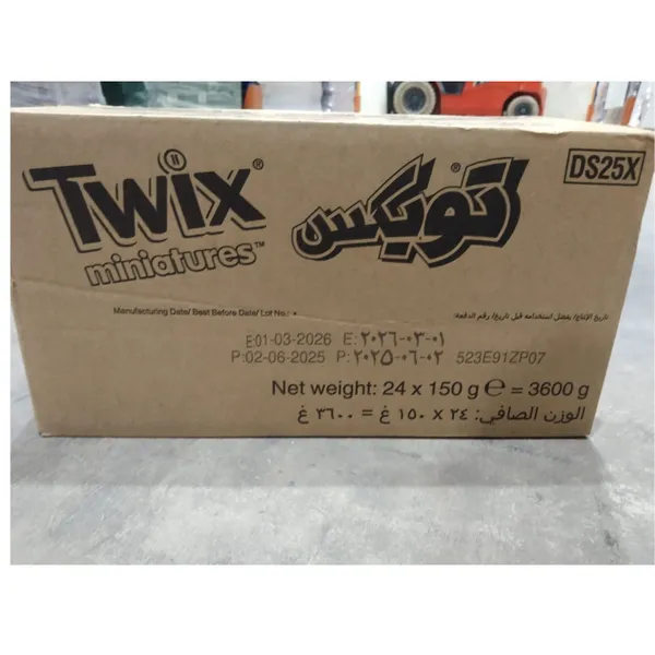 TWIX MINIATURES POUCH 24X150GM