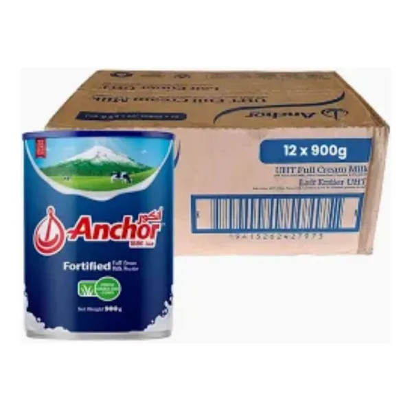ANCHOR MILK POWDER TIN 12X900GM