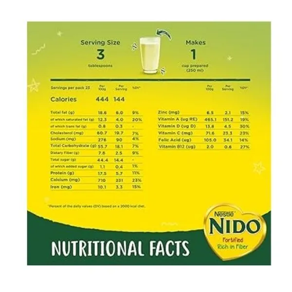 Nido Milk Powder Pouch Arabic 6X1.8Kg