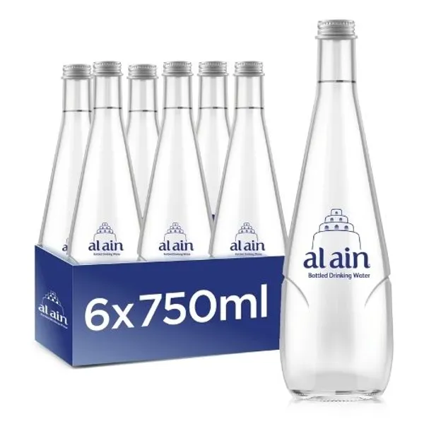 Al Ain Glass Bottle Still Water 6X750Ml