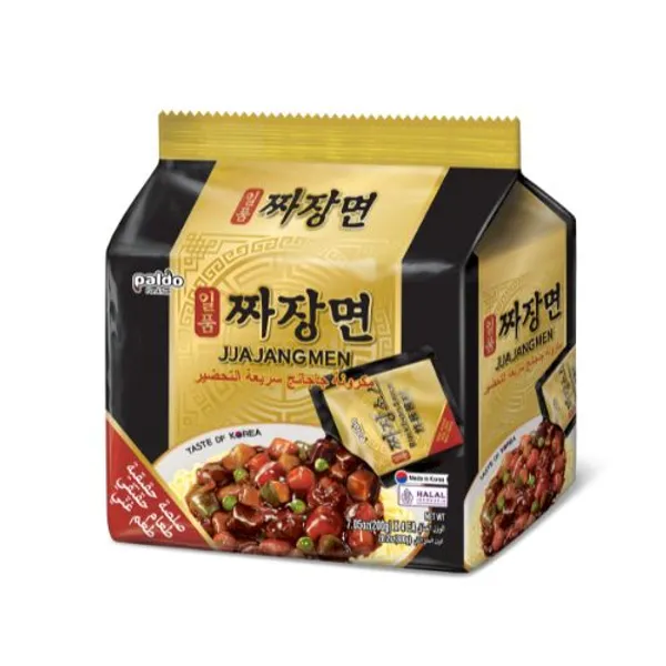 Paldo Jjajangmen Halal Noodles 4X4X200Gm