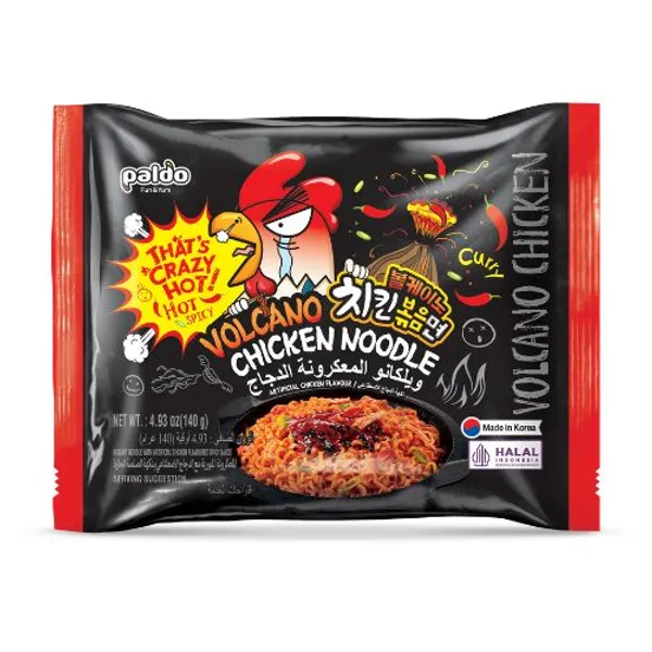 Paldo Volcano Chicken Halal Noodles Arabic 4X4X140Gm