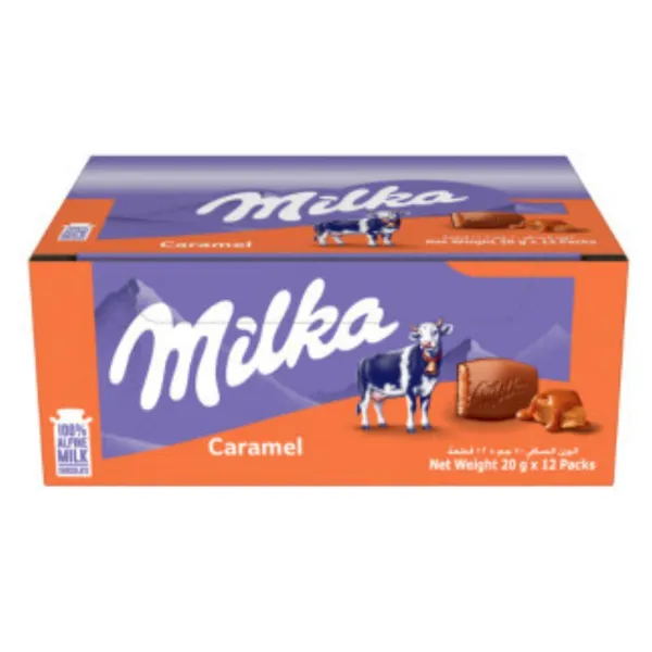 MILKA CARAMEL 24X12X20GM