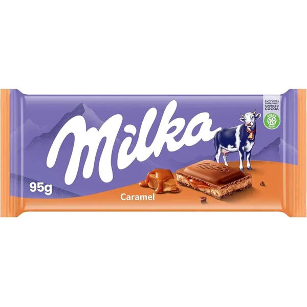 MILKA CARAMEL 1X4X20X95GM