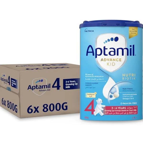 APTAMIL ADVANCE KID 4 MILK POWDER ARABIC 6X800GM