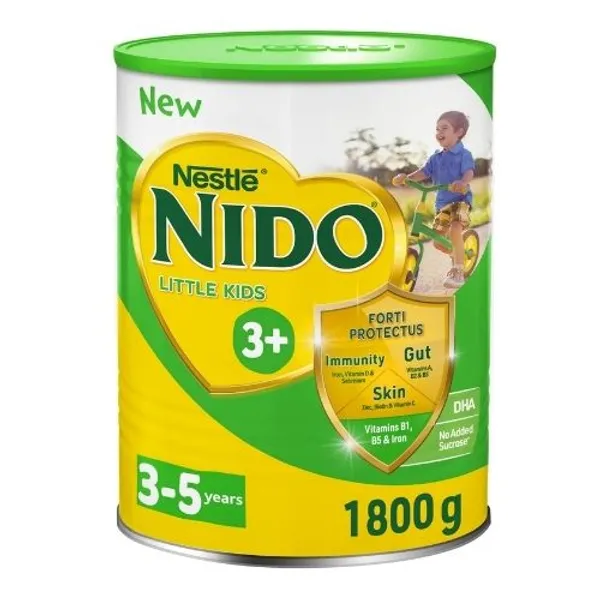 Nido 3+ Milk Powder Green Cap Tin 6X1.8Kg