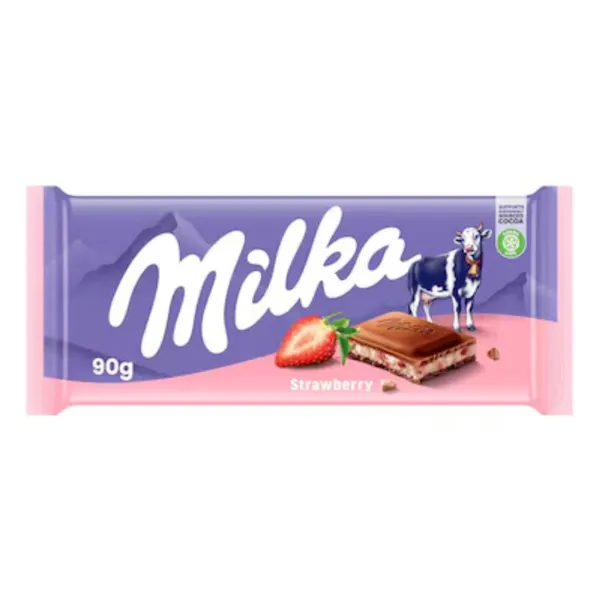MILKA STRAWBERRY 4X20X90GM