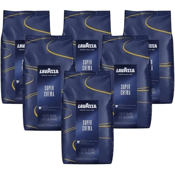LAVAZZA SUPER CREMA COFFEE BEANS 6X1KG