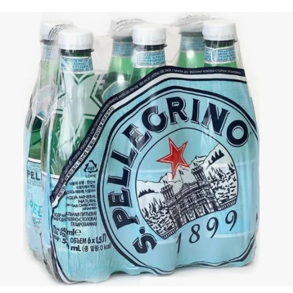 San Pellegrino Sparkling Mineral Water PET (English) 4X6x500Ml