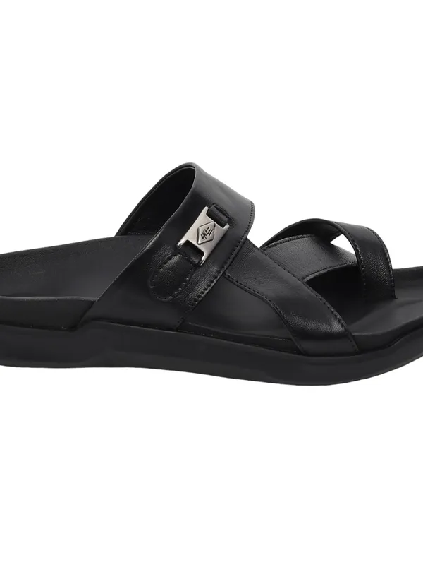 Hitz Men Leather  Slip On Sandals