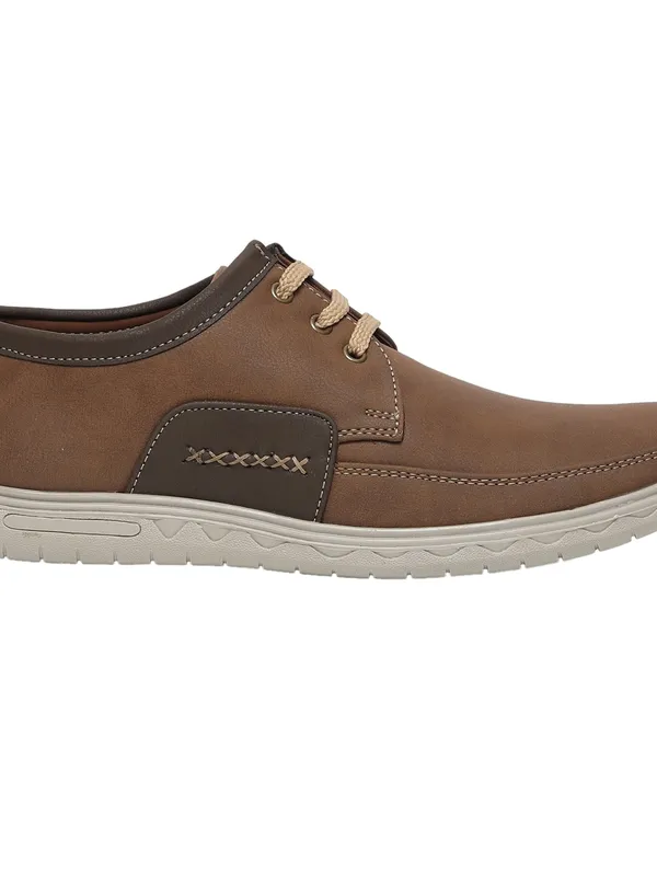 Binutop Men Tan Sneakers