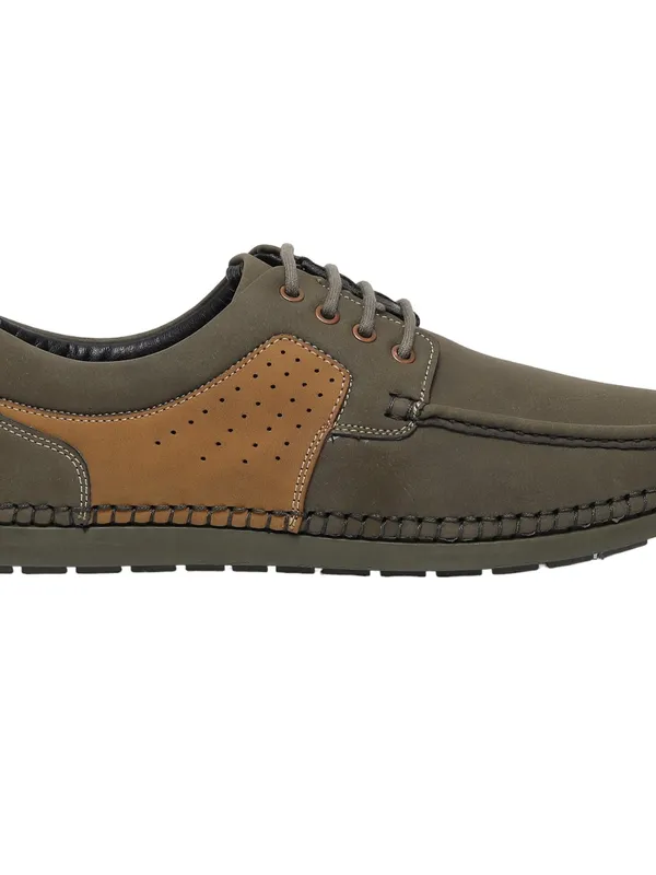 Binutop Men Olive Sneakers