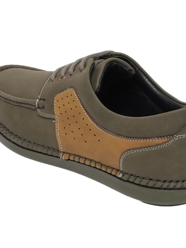 Binutop Men Olive Sneakers