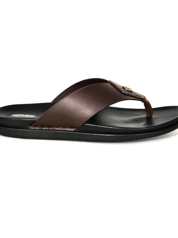 Explore Men Brown Slippers