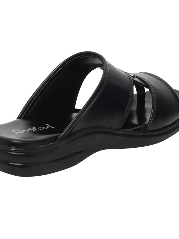 Redford Men Black Sandals