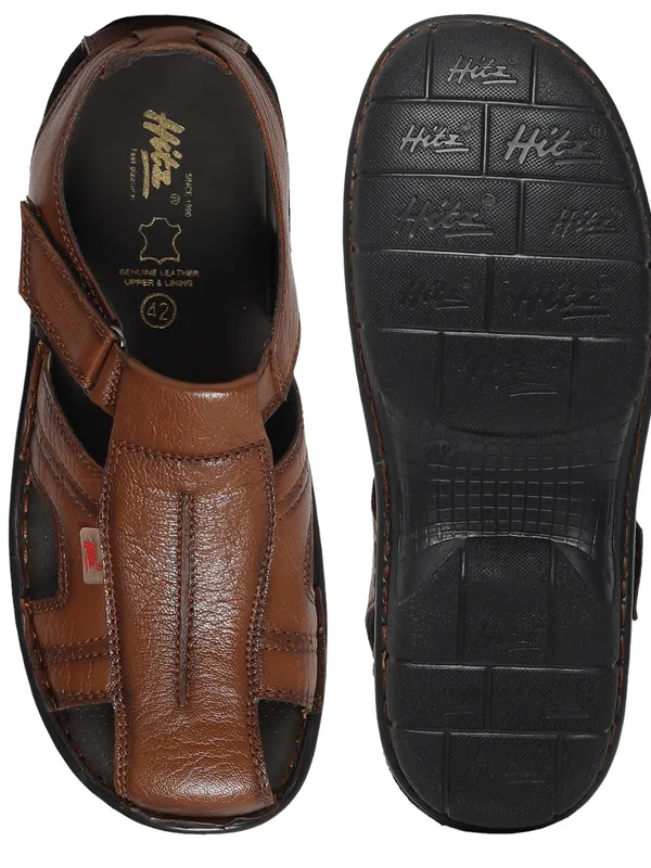 Hitz Men Slip-On Sandals with Velcro Fastening