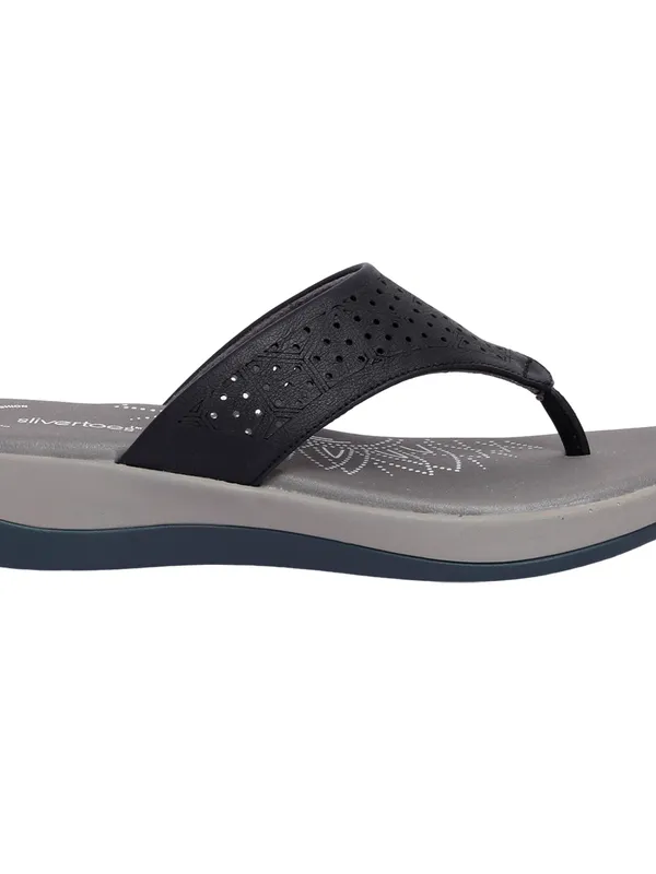 Slivertoes Women V-Strap Flats