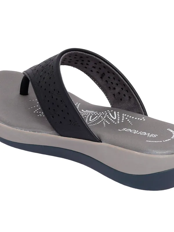 Slivertoes Women V-Strap Flats