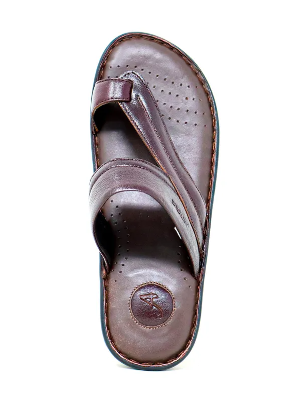 Antique Men Brown Slippers