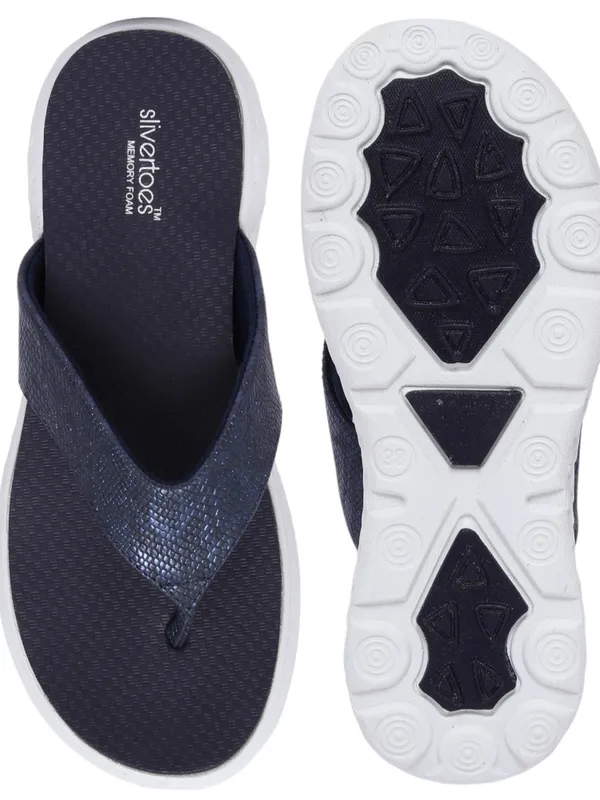 Slivertoes Women V-Strap Flipflops