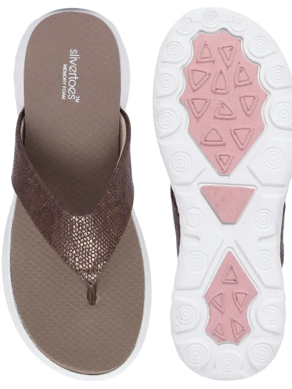 Slivertoes Women V-Strap Flipflops