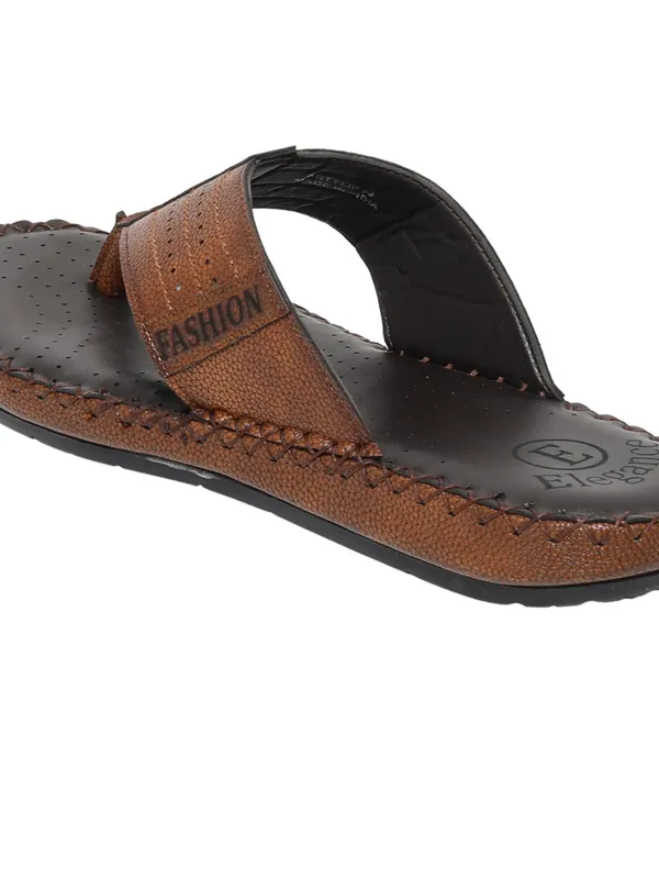 Elegance Men Thong-Strap Sandals