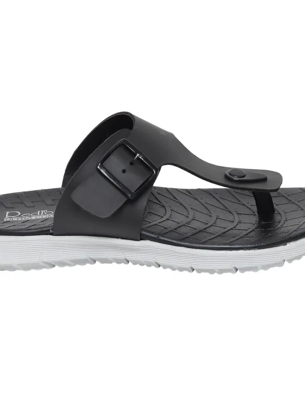 Redford Men T-Strap Buckle Flip-Flops