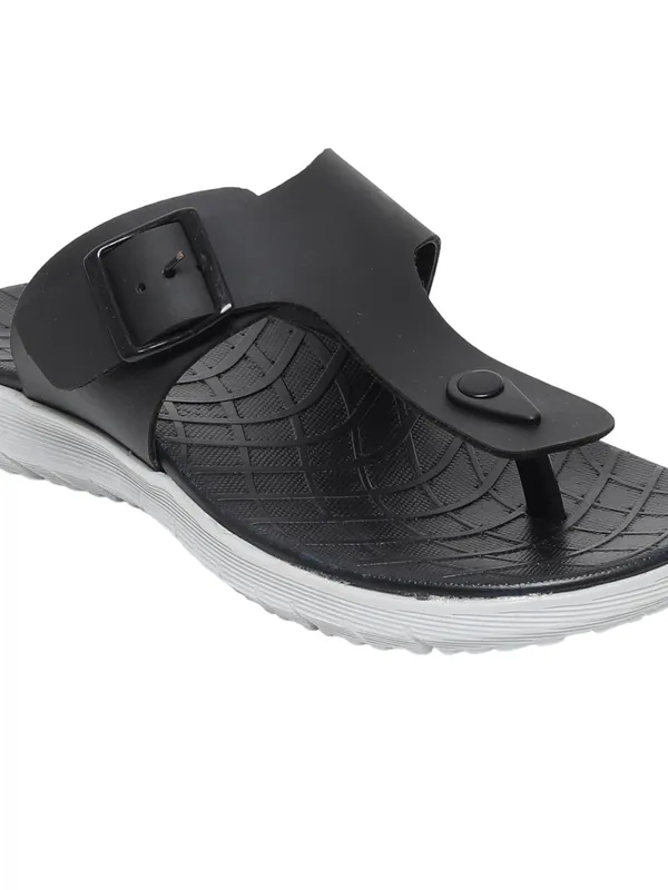 Redford Men T-Strap Buckle Flip-Flops