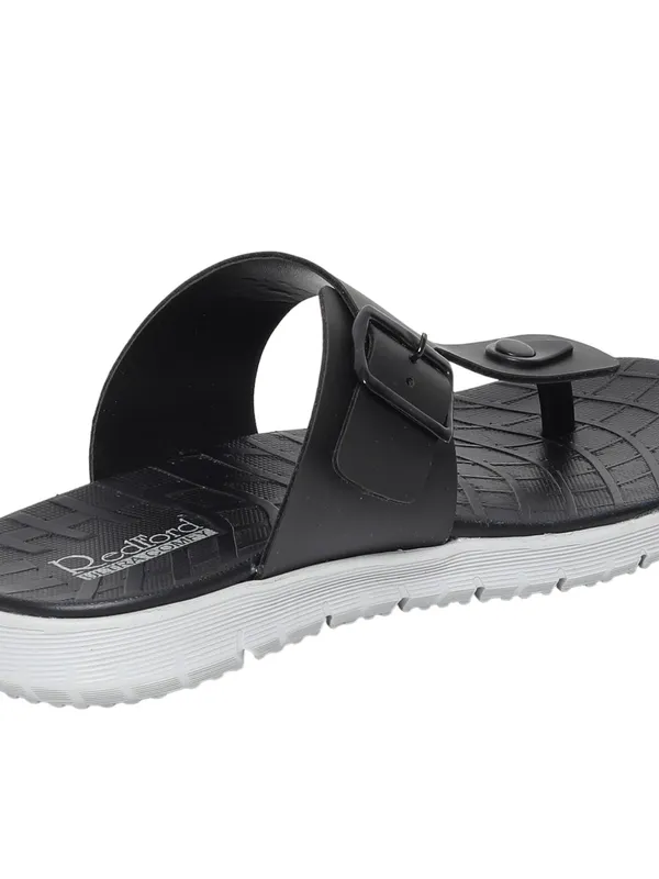 Redford Men T-Strap Buckle Flip-Flops