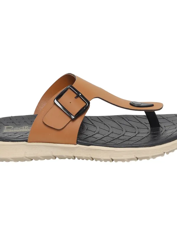 Redford Men T-Strap Buckle Flip-Flops