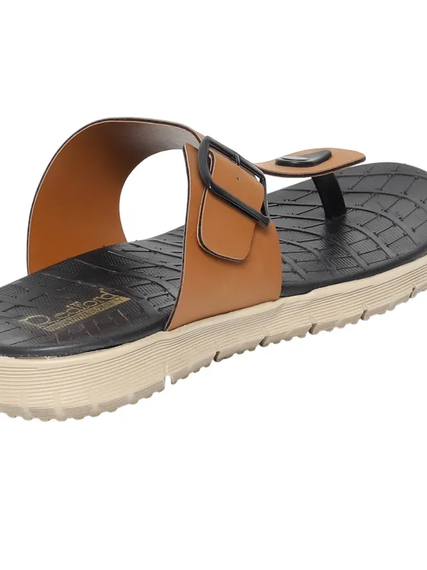 Redford Men T-Strap Buckle Flip-Flops