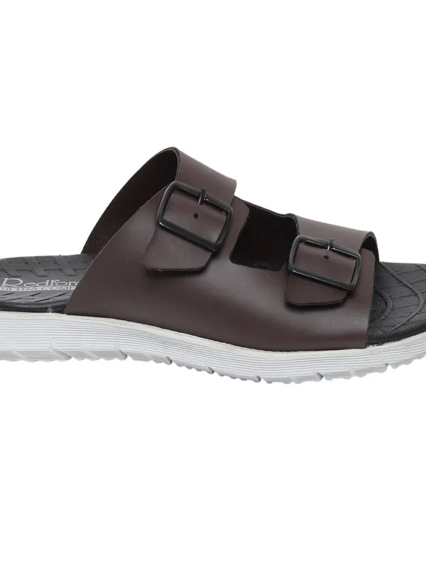 Redford Men Buckle Strap Flip-Flops