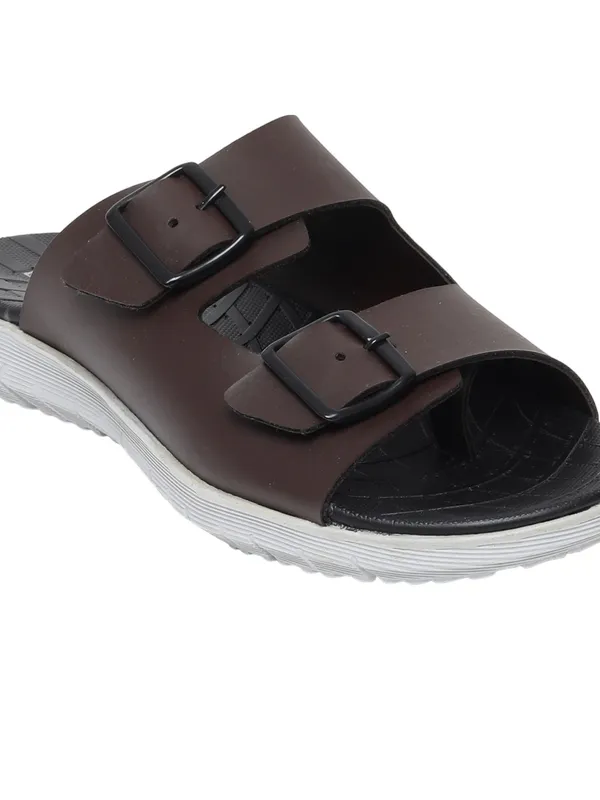 Redford Men Buckle Strap Flip-Flops