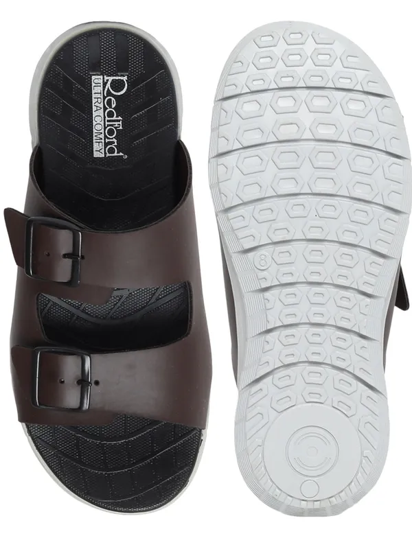 Redford Men Buckle Strap Flip-Flops