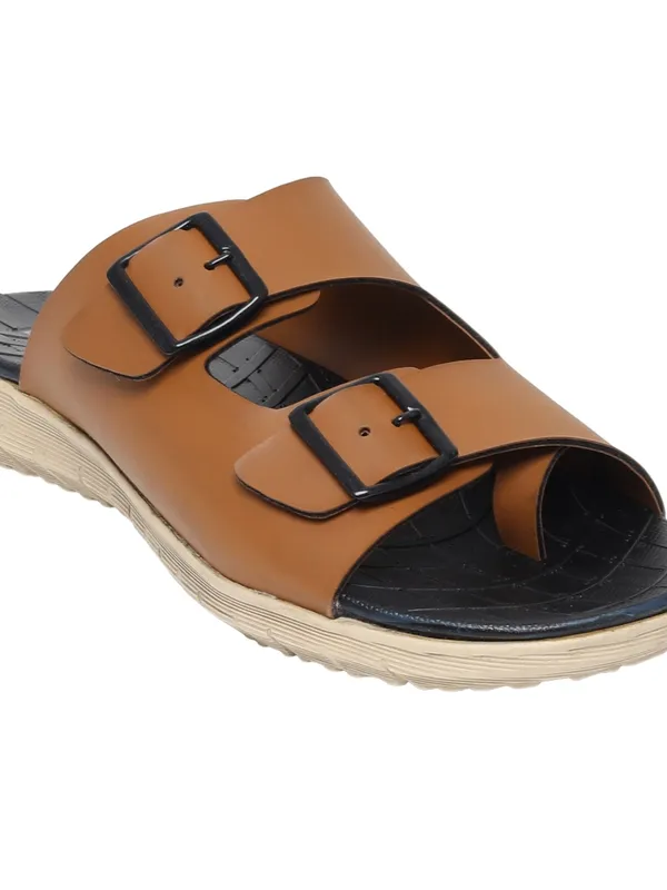 Redford Men Buckle Strap Flip-Flops